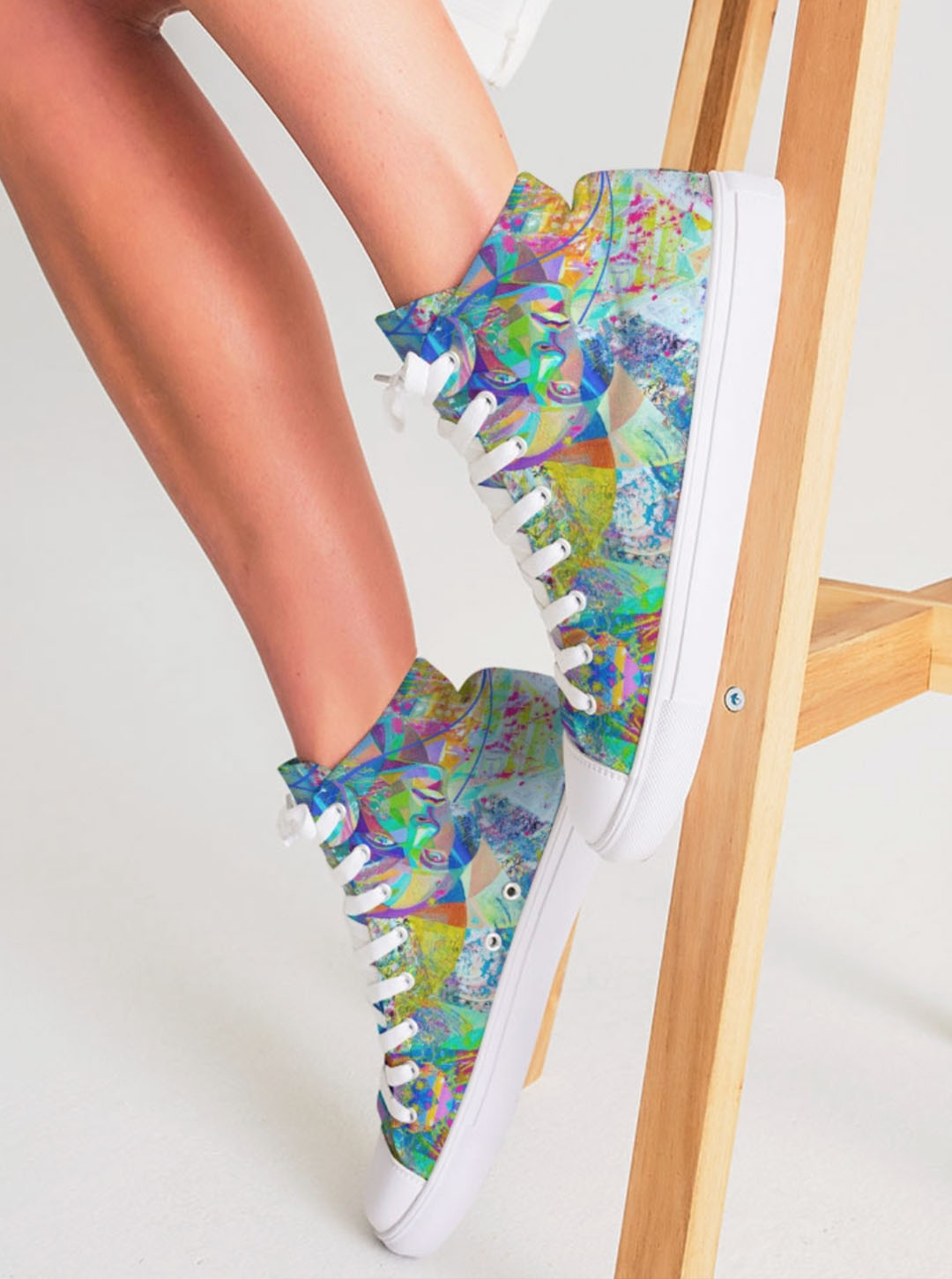 "VIBES" Canvas Shoes (Woman )