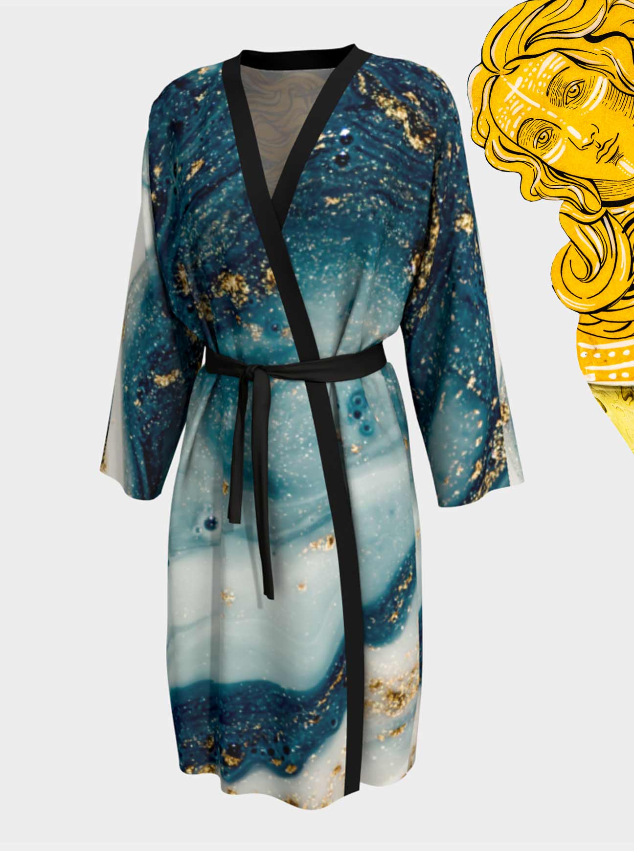 "VENUS IN THE SEA" Kimono (Unisex)